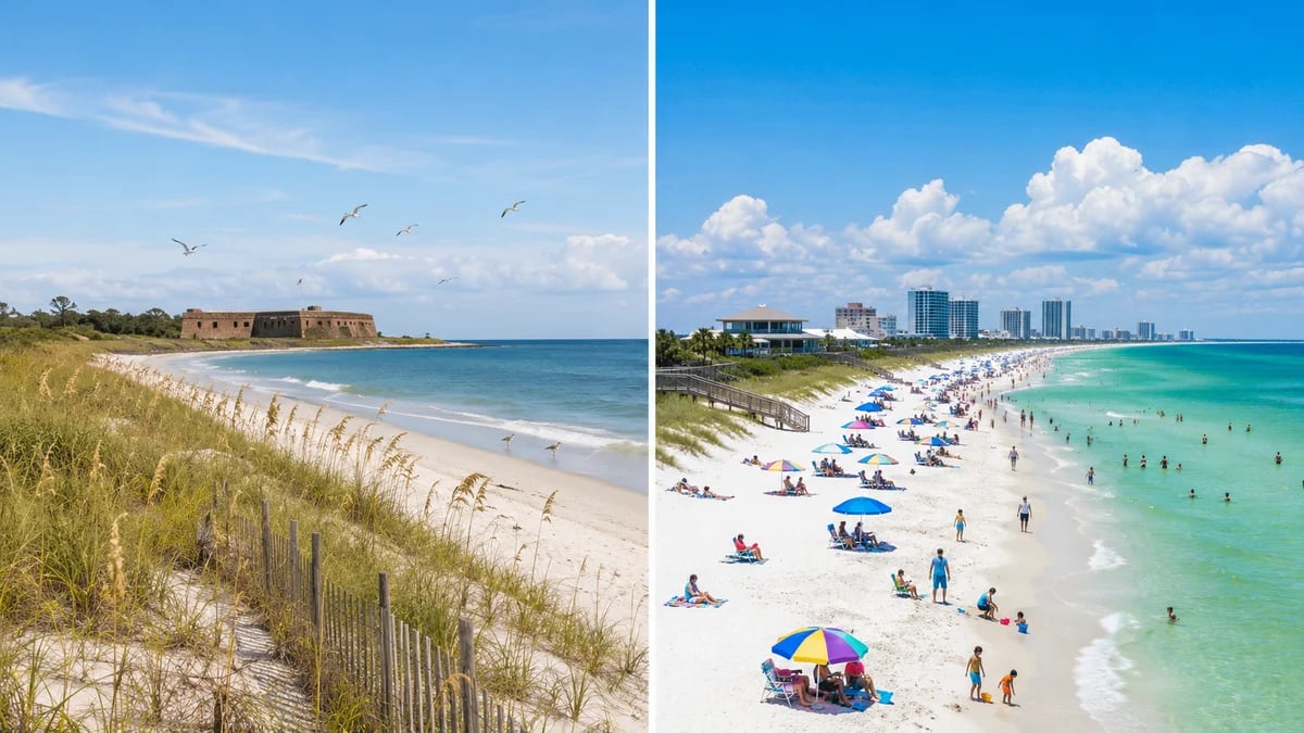 30A vs. Panama City Beach: Laid-Back vs. Go-Big