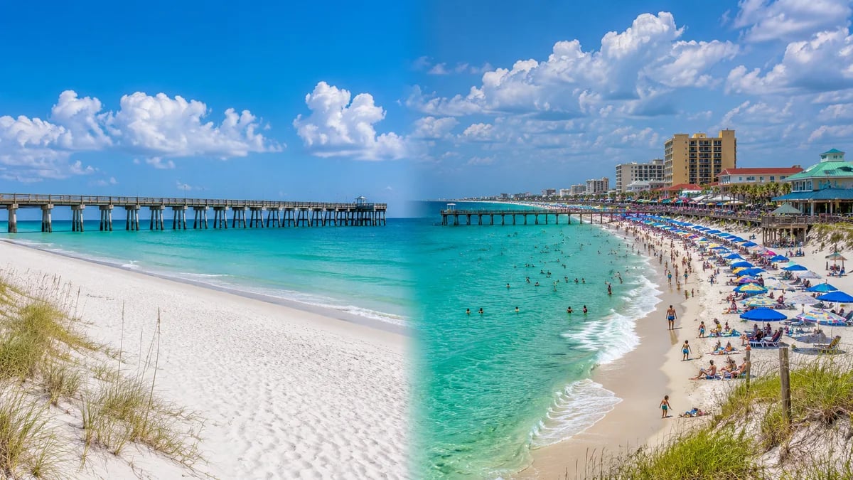 Navarre Beach vs. Pensacola Beach: The Quiet One vs. The Famous One