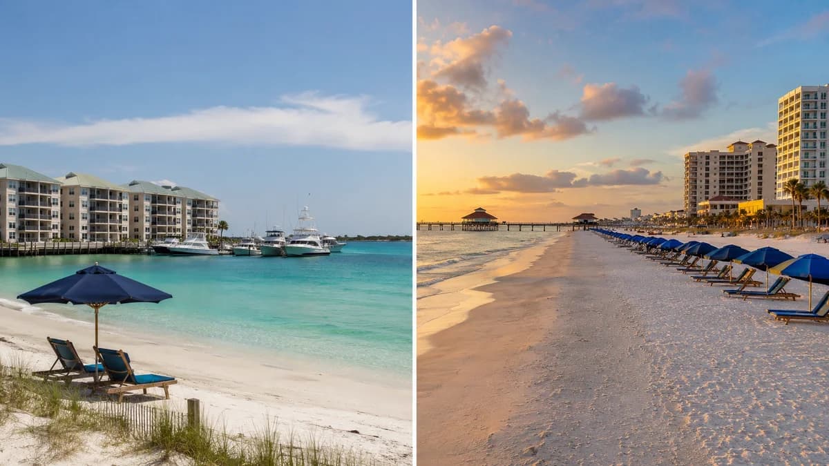 Destin vs. Clearwater Beach: Florida Panhandle vs. Tampa Bay