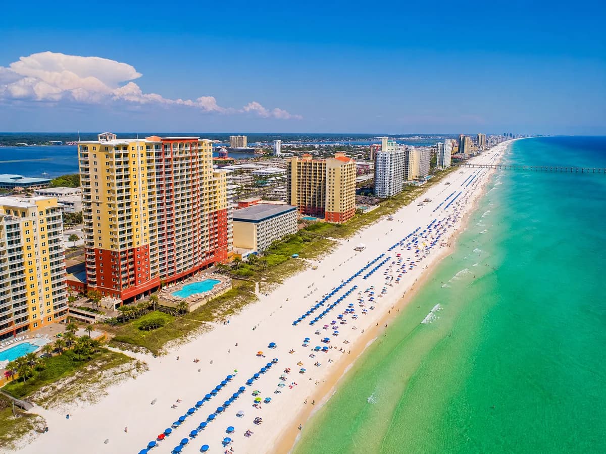 Panama City Beach beach, FL